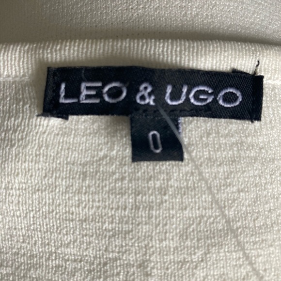 Leo & Ugo Paris Pearl Trim Knit Top in Ivory - Picture 7 of 13